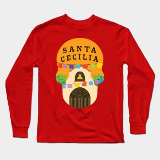 Santa Cecilia Travel Sticker Long Sleeve T-Shirt